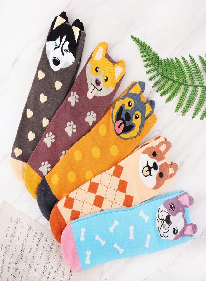 Jeasona Women's Cute Socks Funny Dog Mom Lovers Gifts - Image 2